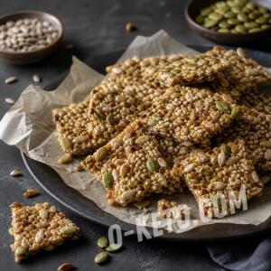 Mixed Seed Kozinak with Allulose Mixed Seed Kozinak with Allulose