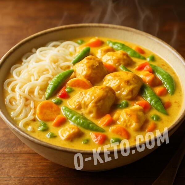 Keto recipes: Chicken Curry with Shirataki and Coconut Milk Keto recipes: Chicken Curry with Shirataki and Coconut Milk