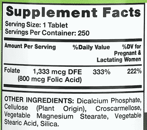 Nature’s-Truth,-Folic-Acid,-800-mcg,-250-Tablets-