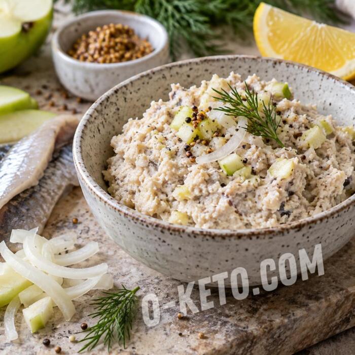 Herring Forshmak with Apple