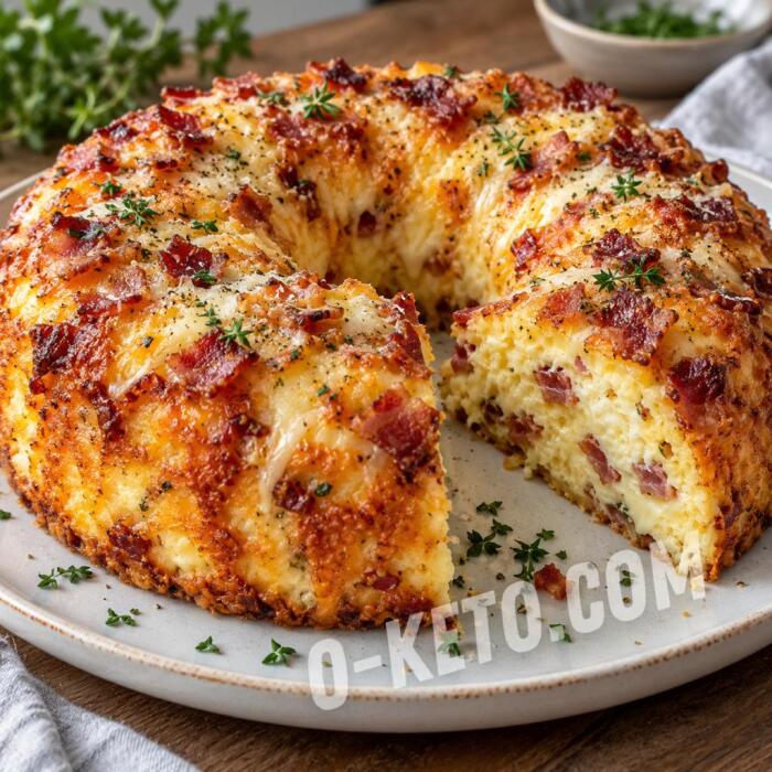 Cheese and Bacon Pie Cheese and Bacon Pie