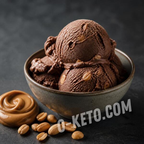 Keto recipes: Chocolate Peanut Ice Cream