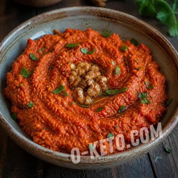 Rețete keto: Muhammara din ardei copți Rețete keto: Muhammara din ardei copți