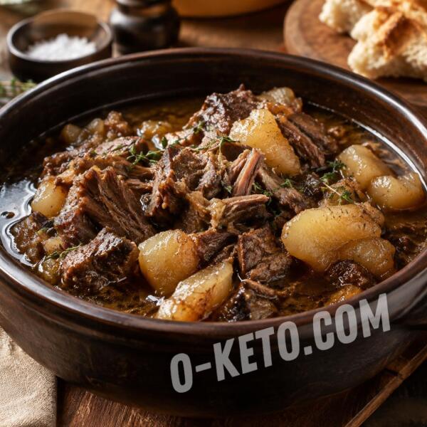 Keto recipes: Lamb Stew with Tail Fat