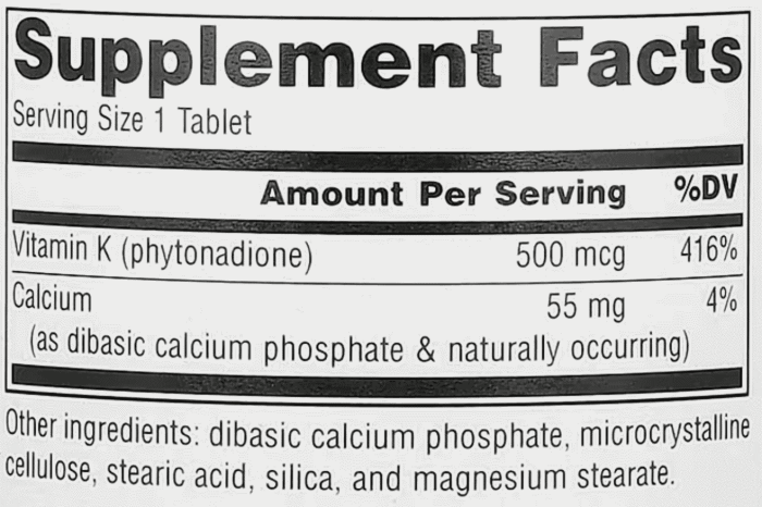 Source-Naturals,-Vitamin-K,-500-mcg,-200-Tablets-