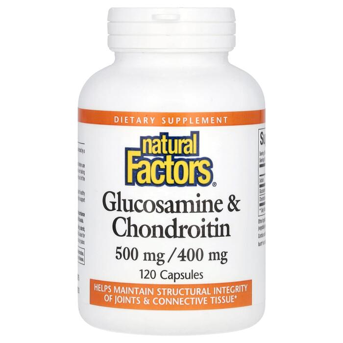 Natural Factors, Glucosamine & Chondroitin, 120 Capsules Natural Factors, Glucosamine & Chondroitin, 120 Capsules