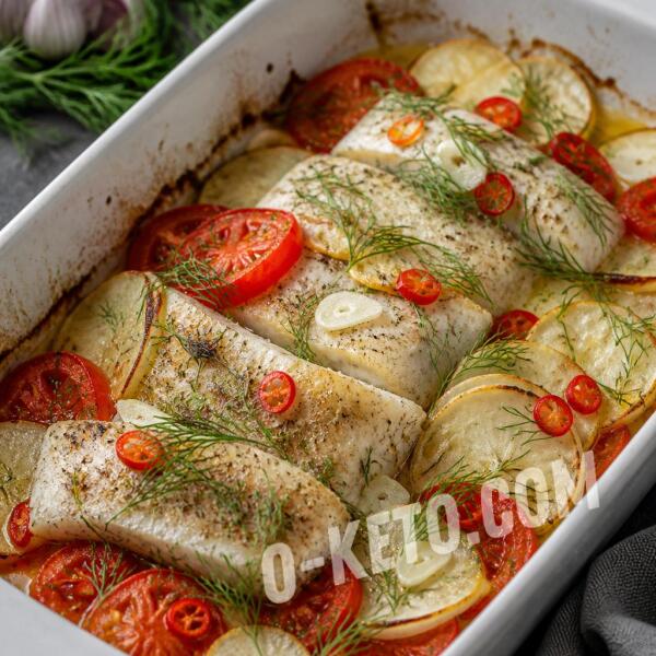 Keto recipes: Sea Bass Casserole with Kohlrabi Keto recipes: Sea Bass Casserole with Kohlrabi