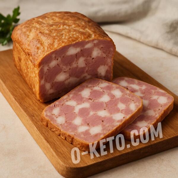 Keto recipes: Homemade marbled ham