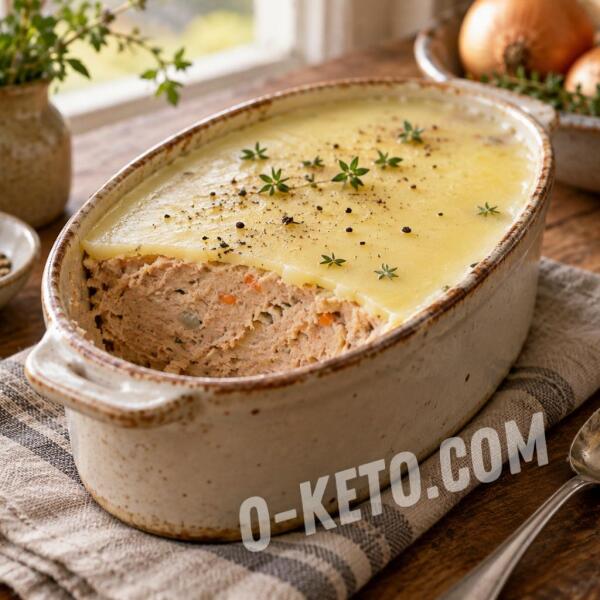 Рецепты на кето: Куриный паштет с масляной заливкой