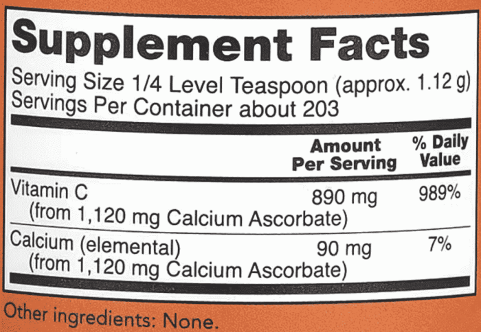 NOW-Foods,-Pure,-Buffered-Calcium-Ascorbate,-Vitamin-C-Powder,-8-oz-(227-g)- NOW-Foods,-Pure,-Buffered-Calcium-Ascorbate,-Vitamin-C-Powder,-8-oz-(227-g)-