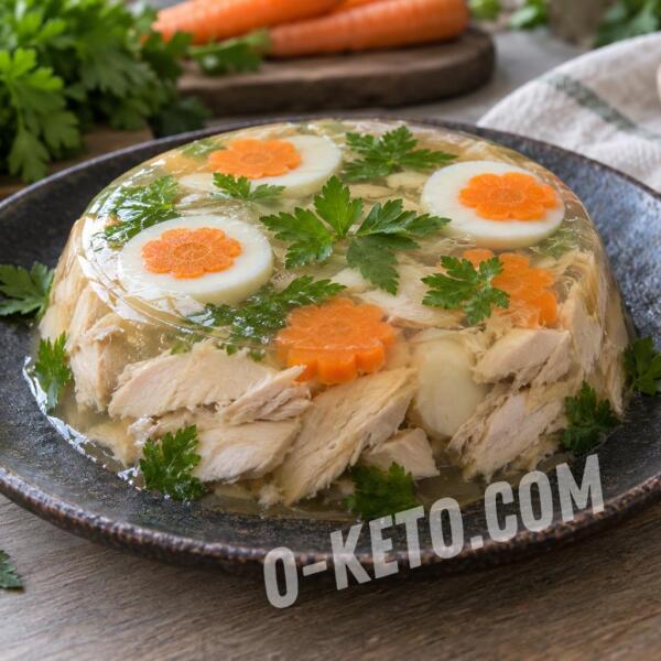Rețete keto: Pui în jeleu Rețete keto: Pui în jeleu