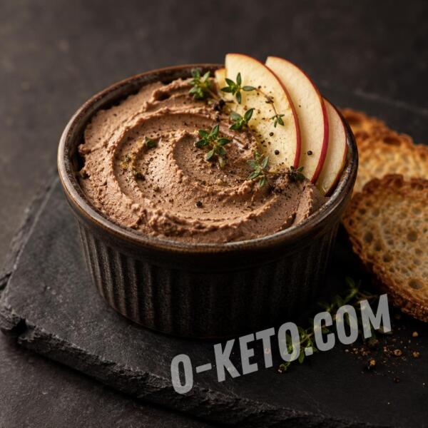 Рецепты на кето: Паштет из куриной печени с яблоком