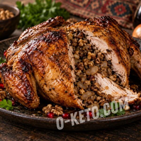 Rețete keto: Pui lăvangi cu umplutură de nucă și ceapă Rețete keto: Pui lăvangi cu umplutură de nucă și ceapă