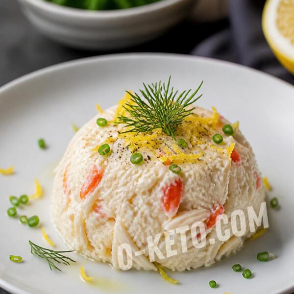 Рецепты на кето: Сырный мусс с крабовым мясом Рецепты на кето: Сырный мусс с крабовым мясом
