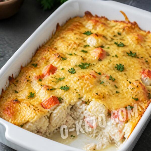 Рецепты на кето: Запеканка из морской рыбы с крабовыми палочками и сыром Рецепты на кето: Запеканка из морской рыбы с крабовыми палочками и сыром