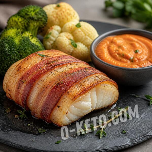 Keto recipes: Bacon-Wrapped Cod