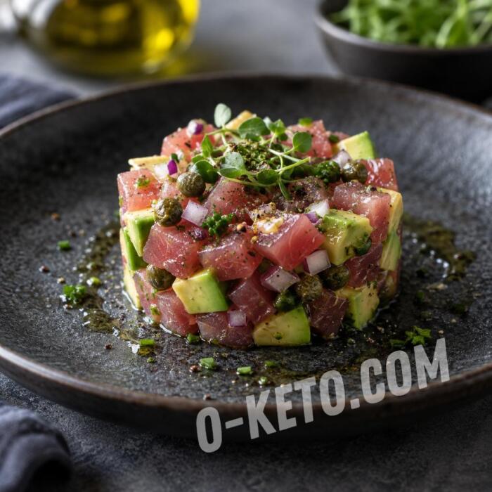 Tartar de ton cu avocado Tartar de ton cu avocado