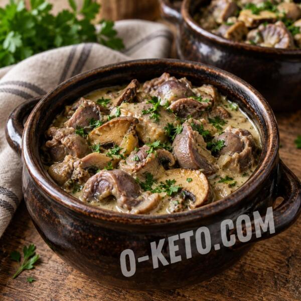 Keto recipes: Braised Chicken Gizzards with Porcini Mushrooms in Pots Keto recipes: Braised Chicken Gizzards with Porcini Mushrooms in Pots