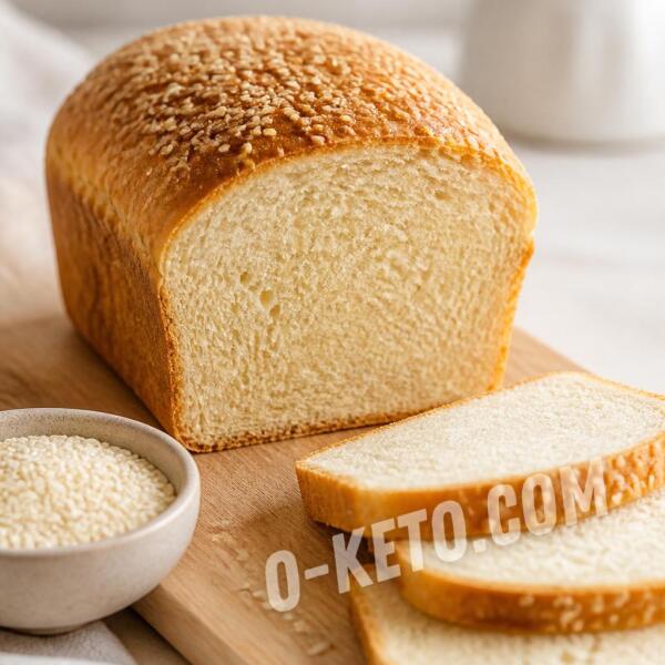 Рецепты на кето: Белый кунжутный хлеб Рецепты на кето: Белый кунжутный хлеб