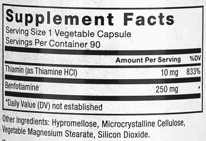 Force-Factor,-Benfotiamine,-250-mg,-90-Vegetable-Capsules-