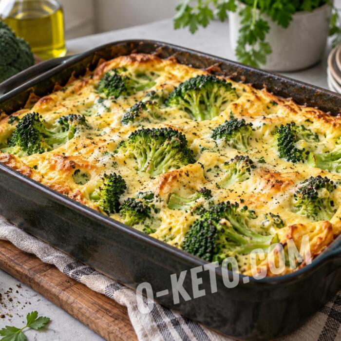 Baked Broccoli Omelet