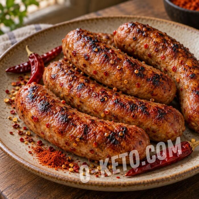 Spicy Pork Sausages with Smoked Paprika and Chili Spicy Pork Sausages with Smoked Paprika and Chili
