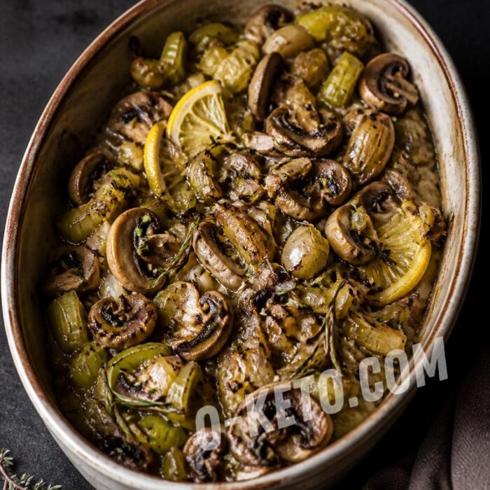 Mushroom Casserole with Celery Mushroom Casserole with Celery