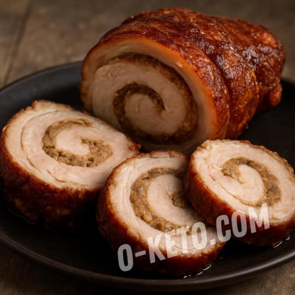 Keto recipes: Stuffed Pork Knuckle Keto recipes: Stuffed Pork Knuckle