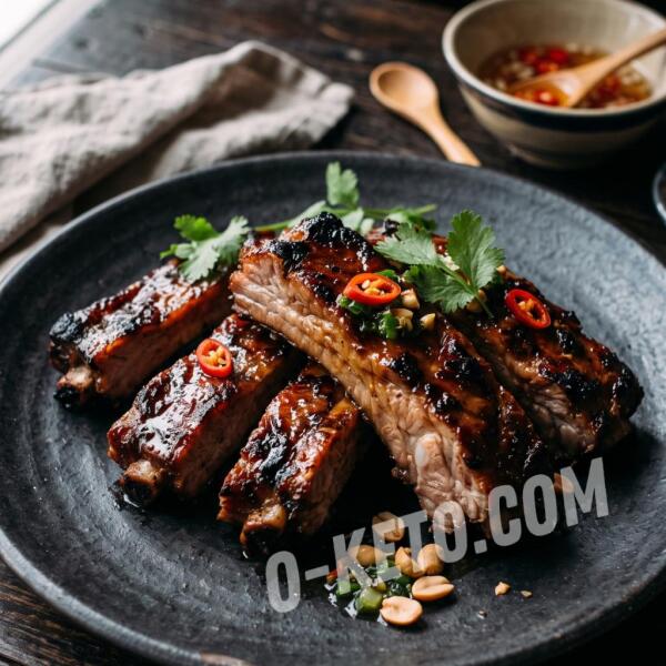 Rețete keto: Coaste de porc vietnameze la gratar