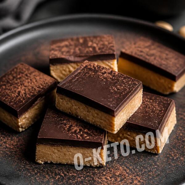 Keto recipes: Chocolate Candies with Peanut Butter