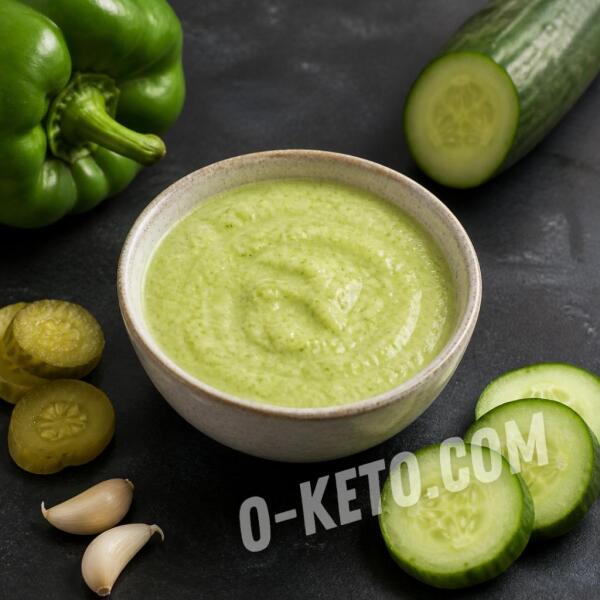 Rețete keto: Sos proaspăt de legume pentru salată