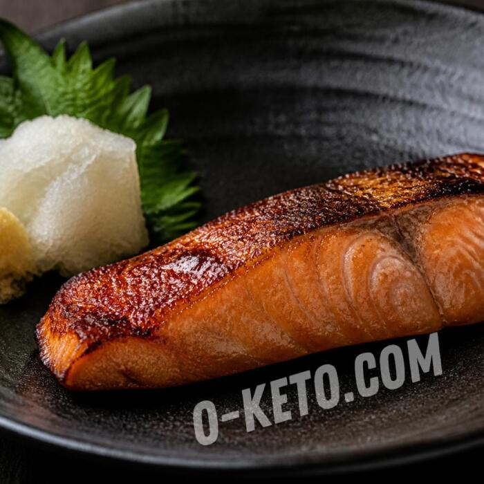 Лосось, маринованный в кодзи