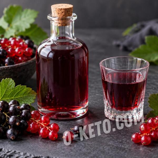 Rețete keto: Infuzie de vodcă din coacăze negre și roșii