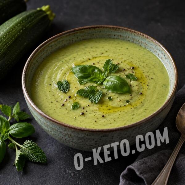 Rețete keto: Supă cremă de dovlecei cu busuioc și mentă