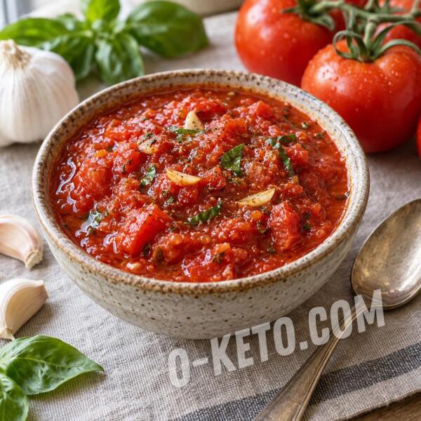 Keto recipes: Chunky Tomato Sauce Keto recipes: Chunky Tomato Sauce