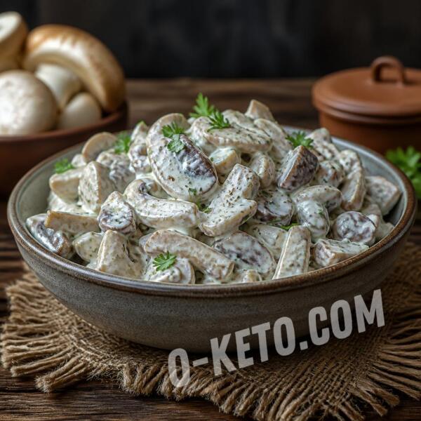 Keto recipes: Salted Milk Mushroom Salad