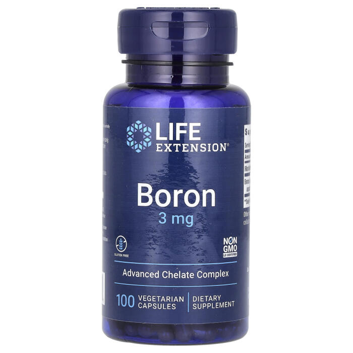 Life Extension, Boron, 3 mg, 100 Vegetarian Capsules Life Extension, Boron, 3 mg, 100 Vegetarian Capsules