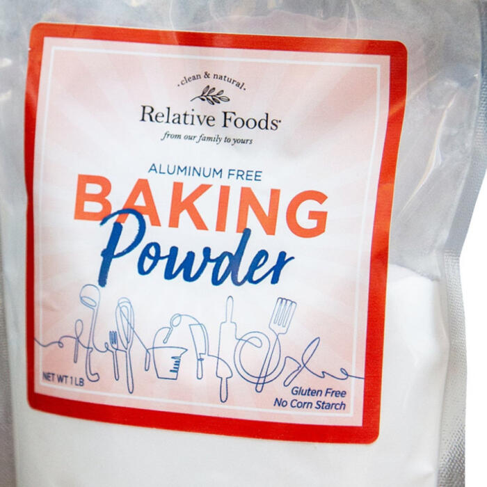 Baking powder without starch