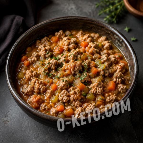 Рецепты на кето: Соус с овощами и свининой Рецепты на кето: Соус с овощами и свининой