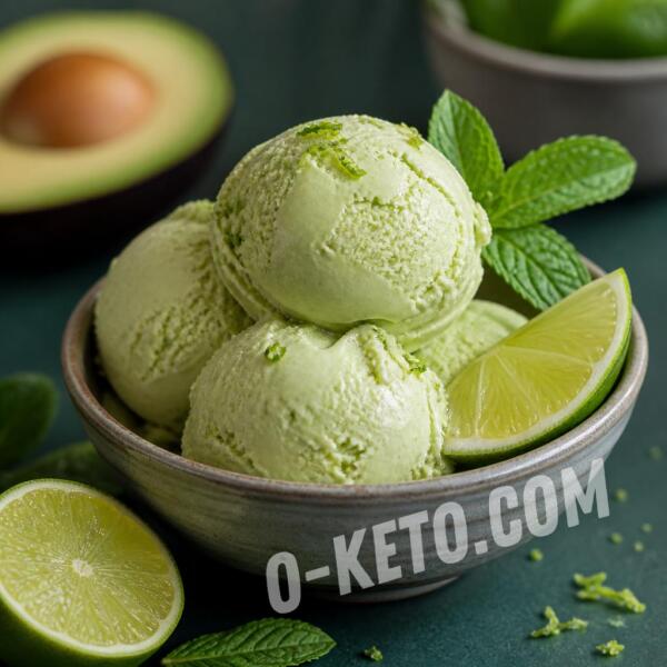 Keto recipes: Avocado Mojito Ice Cream