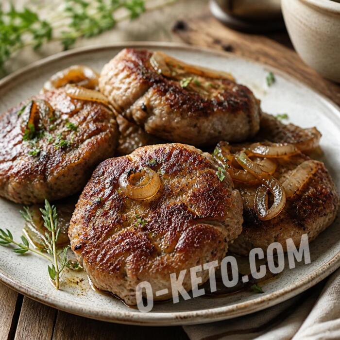 Marinated pork patties Marinated pork patties