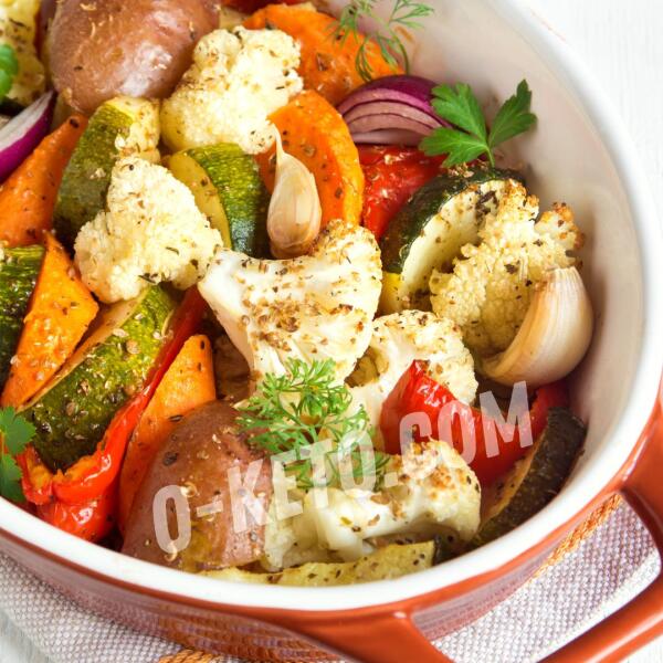 Keto recipes: Roasted vegetables