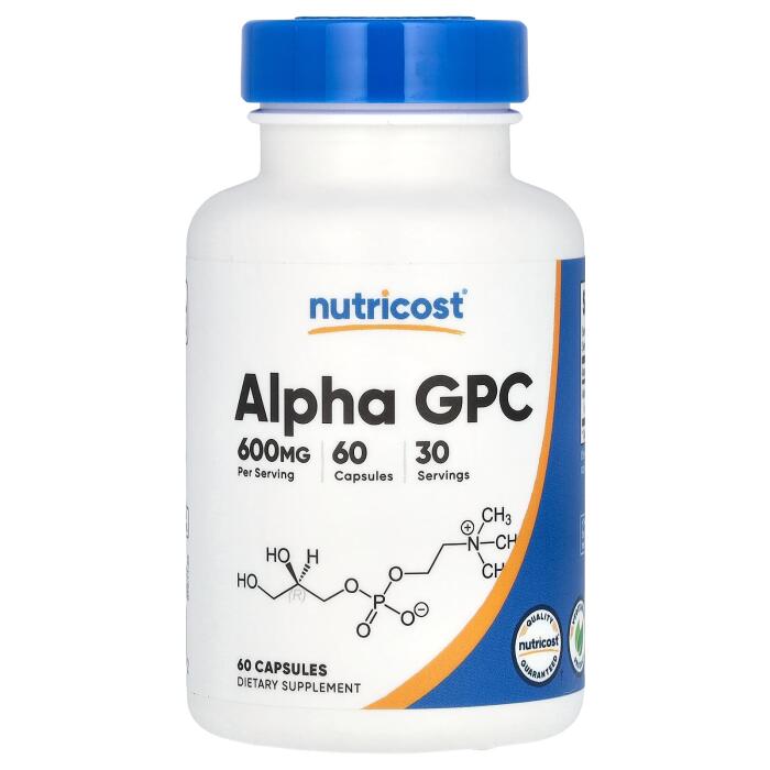 Nutricost, Alpha GPC, 600 mg , 60 Capsules (300 mg per Capsule) Nutricost, Alpha GPC, 600 mg , 60 Capsules (300 mg per Capsule)