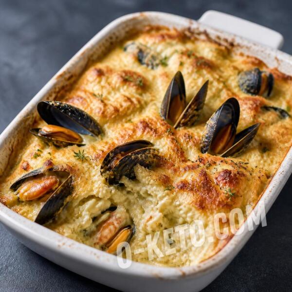 Keto recipes: Mussel and Cauliflower Casserole
