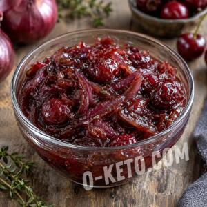 Sugar-Free Red Onion and Cherry Chutney Sugar-Free Red Onion and Cherry Chutney