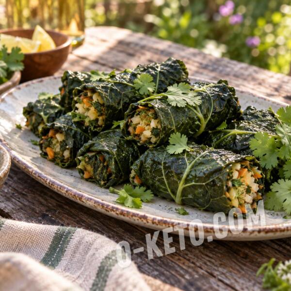 Keto recipes: Kale Leaf Dolma