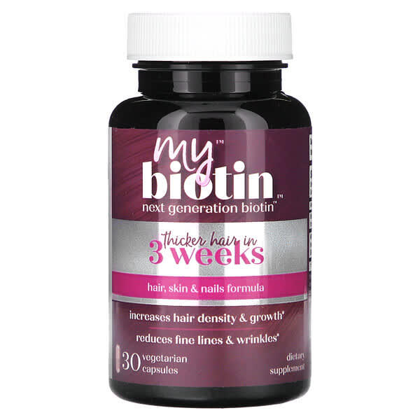 Purity Products, MyBiotin, Hair, Skin & Nails Formula, 30 Vegetarian Capsules Purity Products, MyBiotin, Hair, Skin & Nails Formula, 30 Vegetarian Capsules