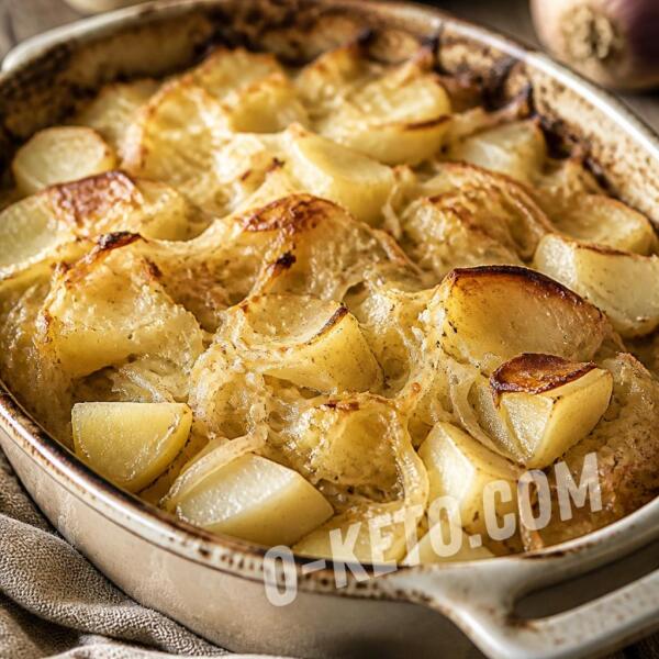 Keto recipes: Turnip with Sauerkraut Casserole