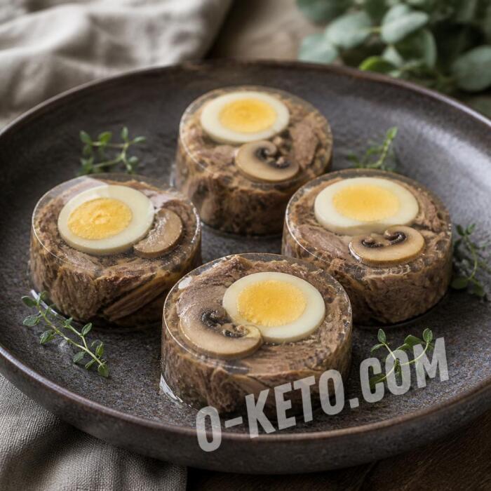Medalioane de vită în aspic