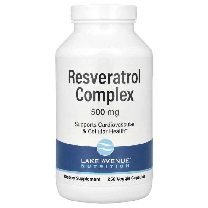 Lake Avenue Nutrition, Resveratrol Complex, 500 mg, 250 Veggie Capsules